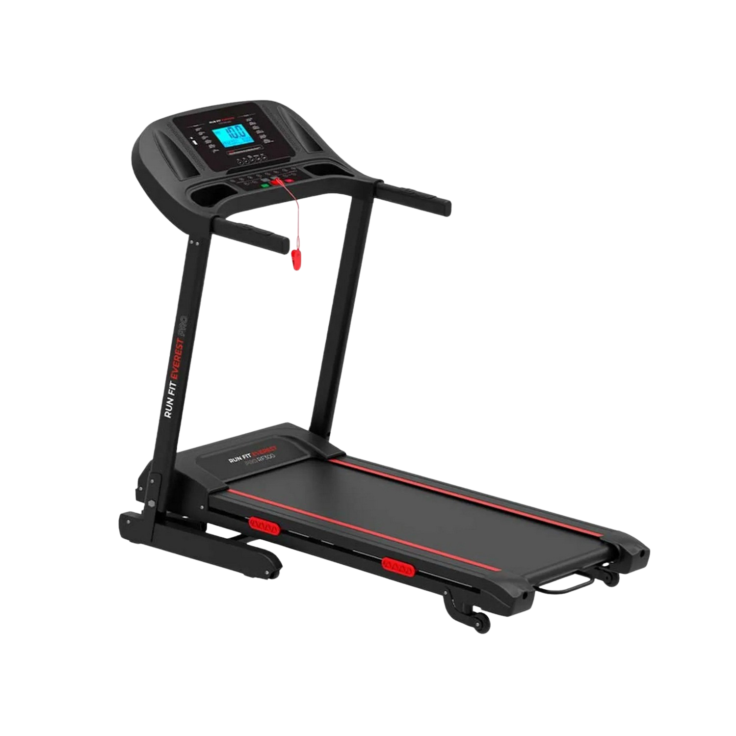 Cinta de correr - Prixton Run Fit Everest Pro Rf300, Velocidad 16 Km/h, Potencia 2 CV, Hasta 120 kg, Bluetooth, Negro