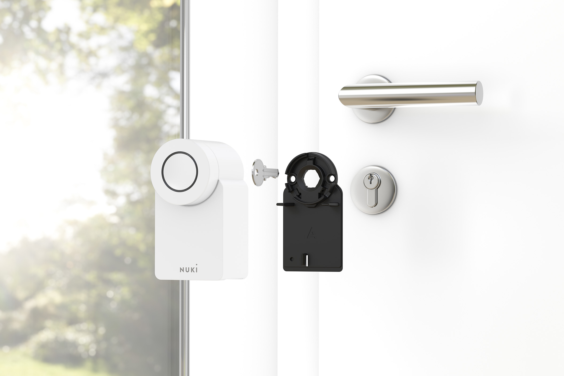 NUKI Smart Lock 3.0 Türschlösser, Weiß