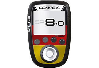 COMPEX SP 8.0 German Edition Elektrische Muskelstimulation, Schwarz/Rot/Gold
