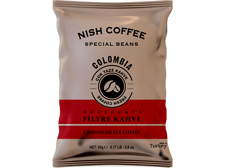 NISH Kolombiya 80g Filtre Kahve