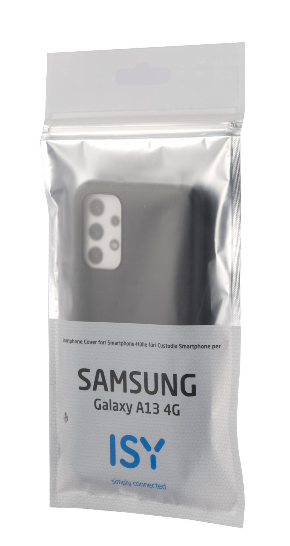 Smartphone-Hülle in einer Plastikverpackung, das Telefon ist sichtbar.