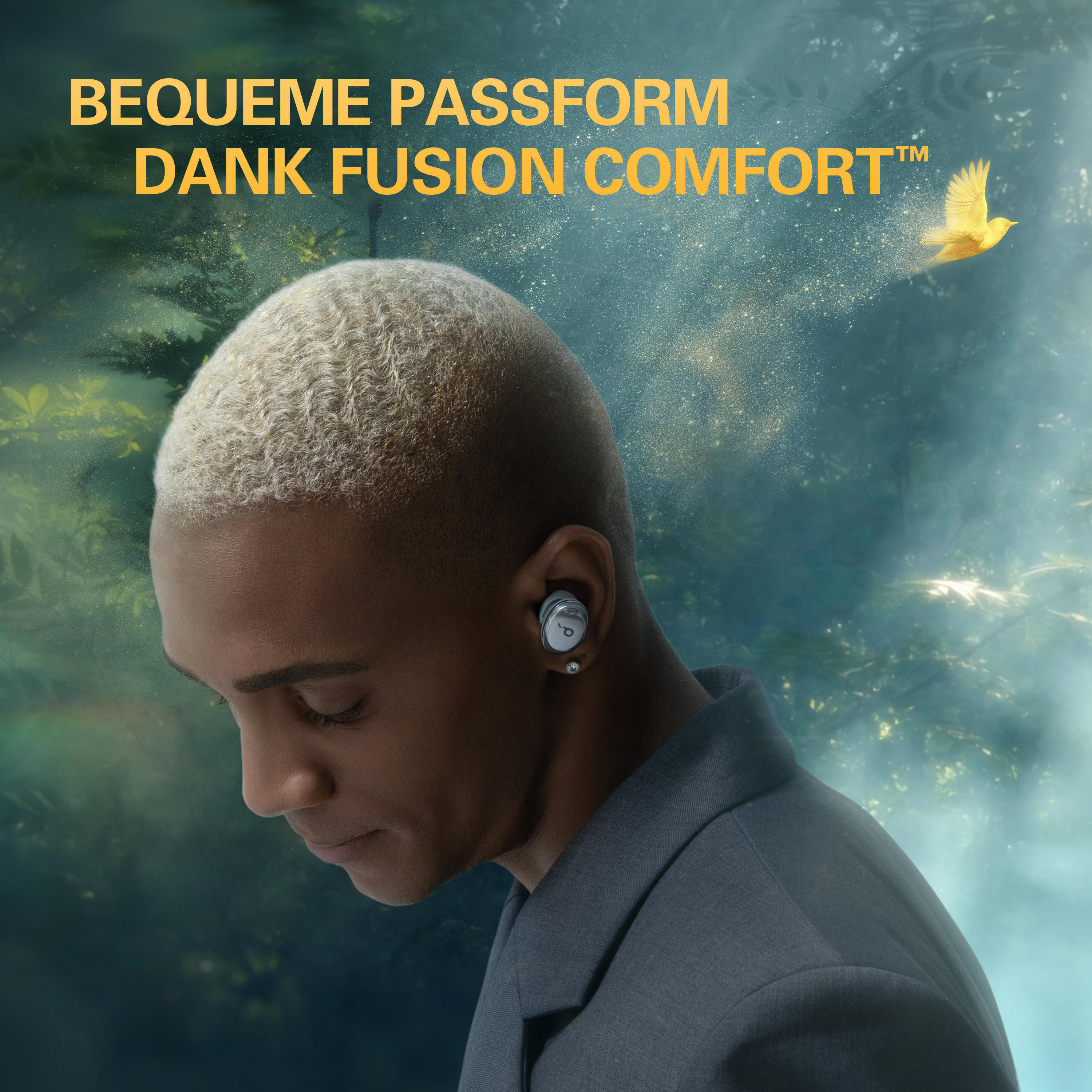 SOUNDCORE BY ANKER Soundcore Liberty 3 Pro, In-ear Kopfhörer Bluetooth Grau