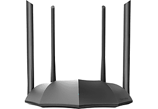 Router inalámbrico - Tenda AC8, WiFi, Dual Band, 4x6dBi Antenas, 4 puertos Gigabit (1*WAN/3*LAN), IPv6, Negro