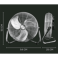 KOENIC KFF 45322 M Windmaschine Edelstahl (125 Watt)