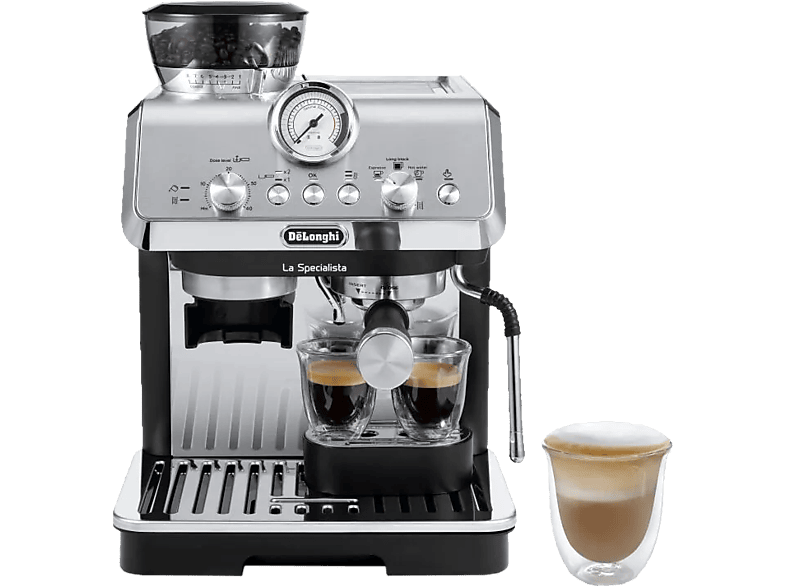 DE-LONGHI EC9155.MB La Specialista Arte - Espressomaschine (Metall Schwarz)