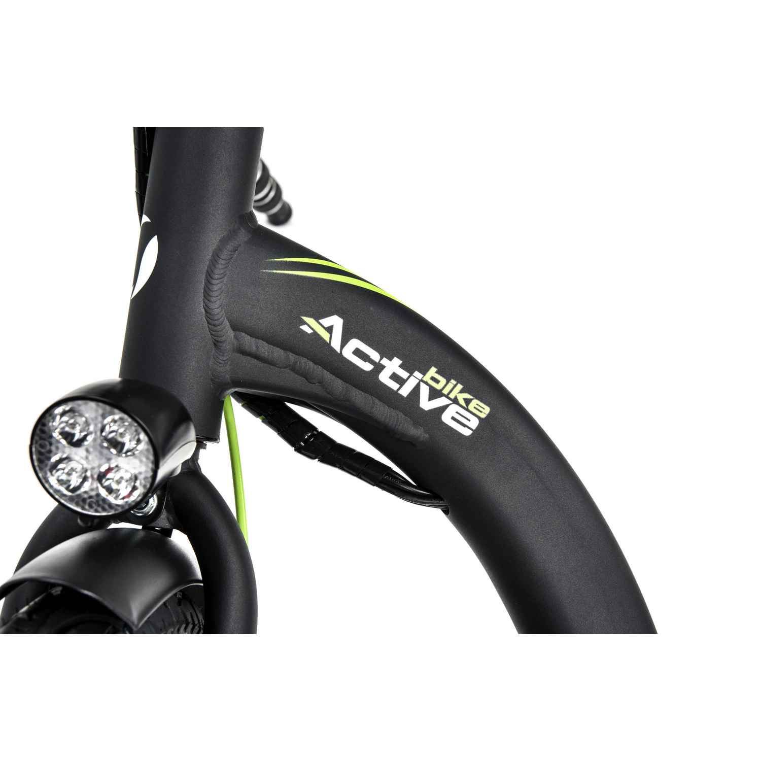 Patinete eléctrico - Argento Bike Active, 20/16", 420 W, Frenado por disco, 25 km/h, Autonomía 35 km, Verde y Negro