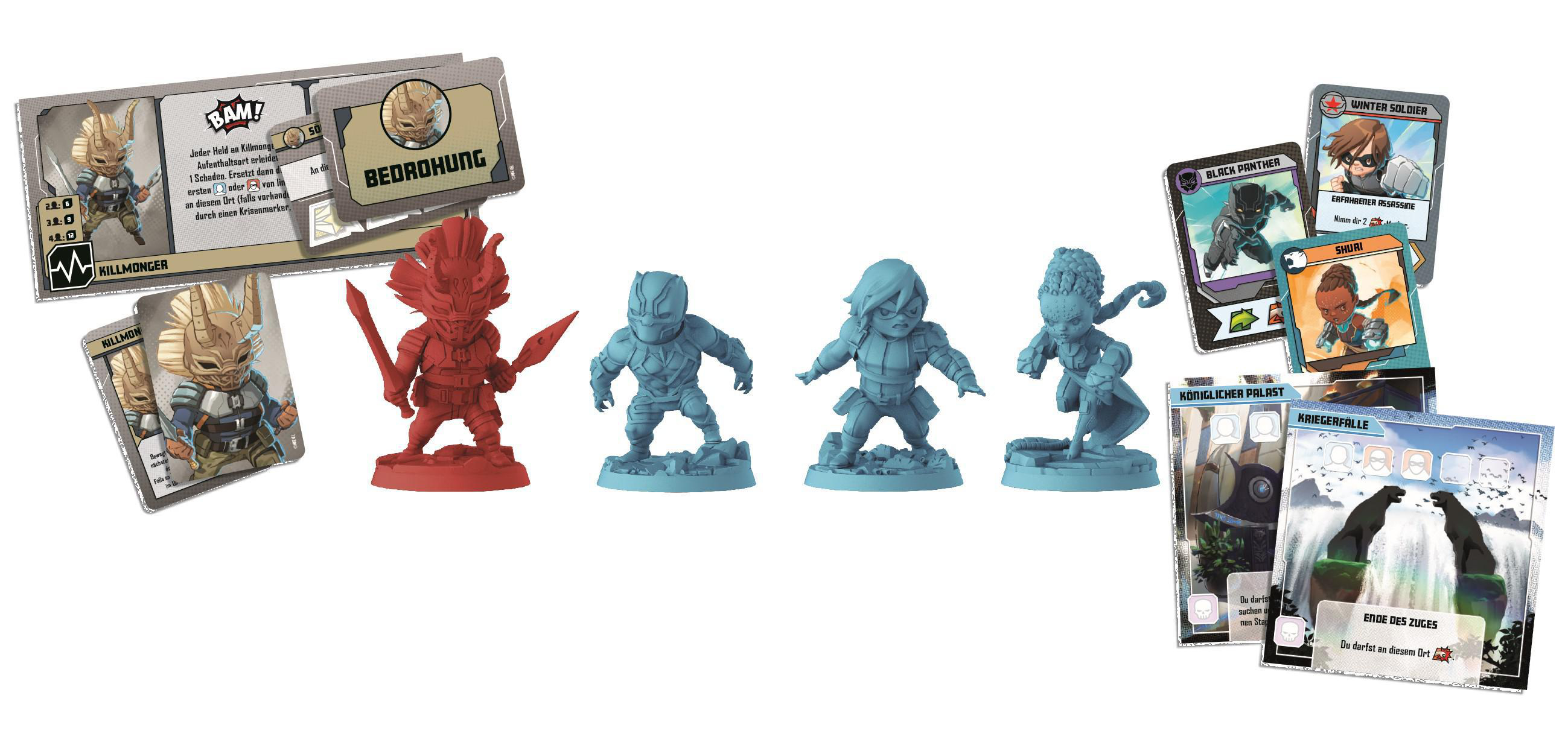 CMON Marvel United - Der Aufstieg des Black Panther Brettspiel Mehrfarbig