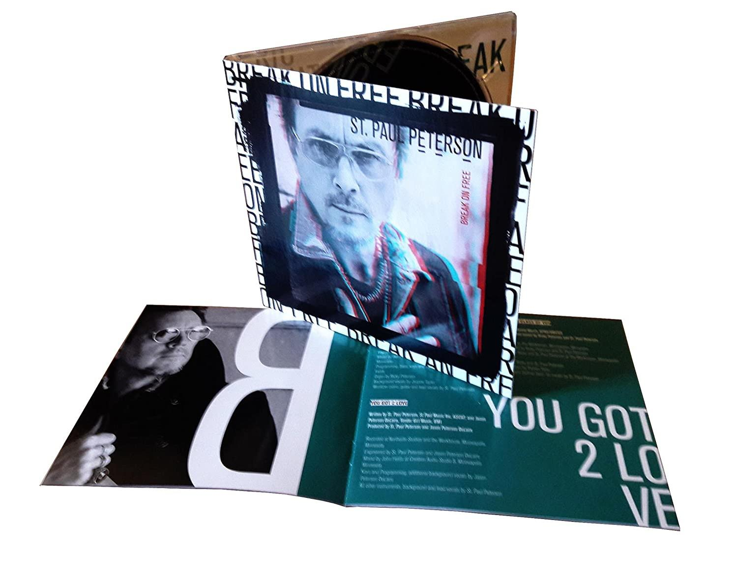 CD-Hülle mit Porträt von St. Paul Peterson, Songliste und Albumtitel.