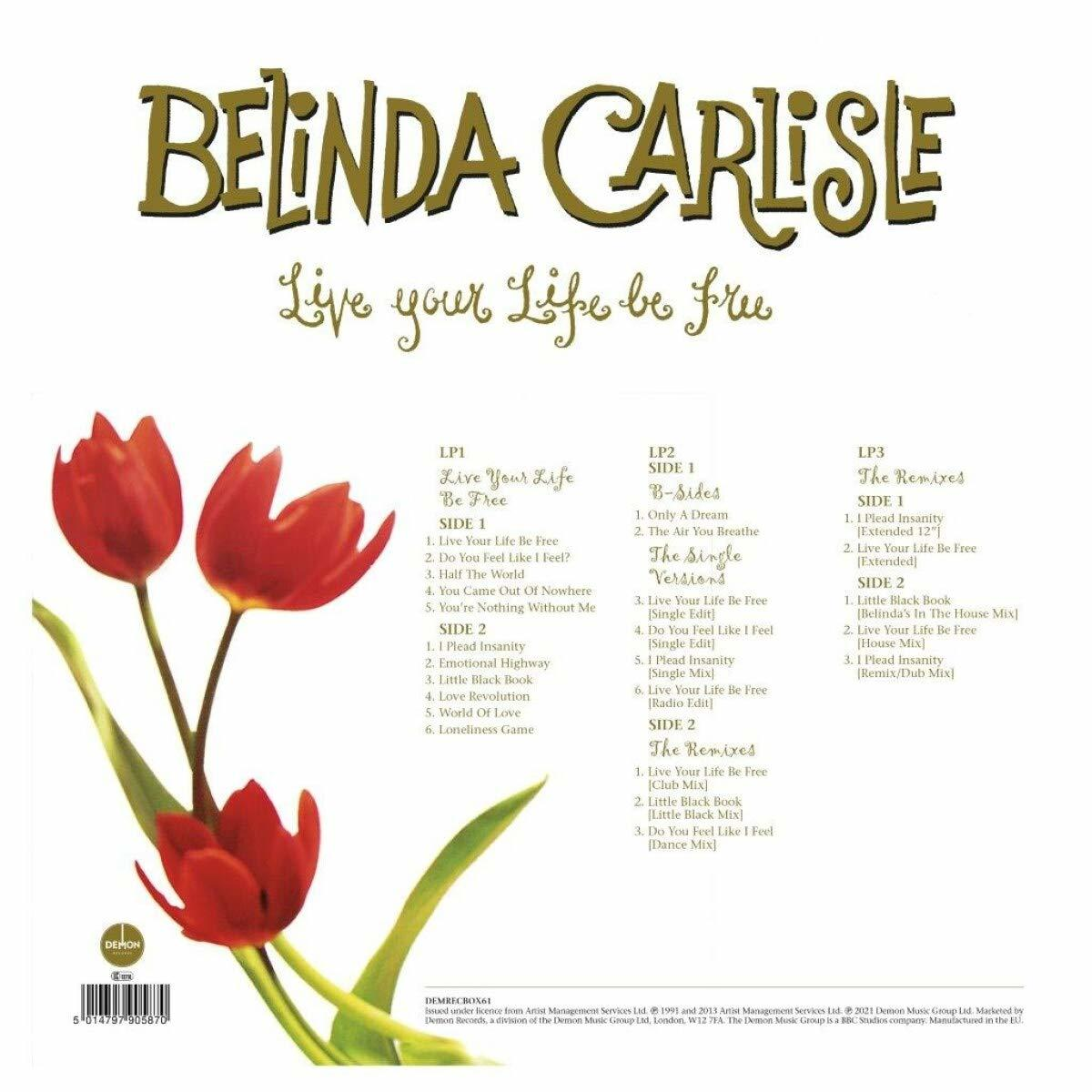 Your 3LP-Box) Free (Lim.180Gr.Black Carlisle - Life Belinda (Vinyl) - Live Be