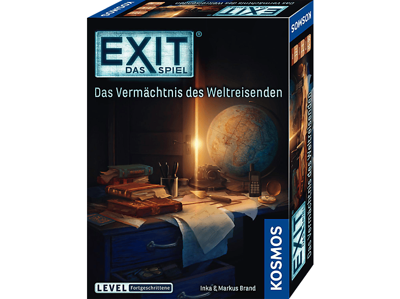EXIT (F) Brettspiel Mehrfarbig Das - KOSMOS Weltreisenden Spiel der Das Vermächtnis