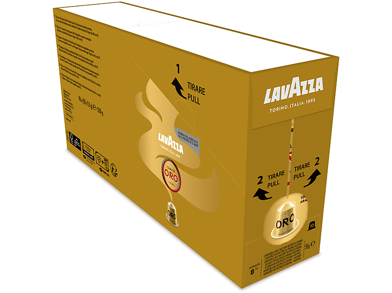 Lavazza Capsule Lavazza Qualità Oro 100 Q.Oro 100Caps Alluminio, 0,05 Kg