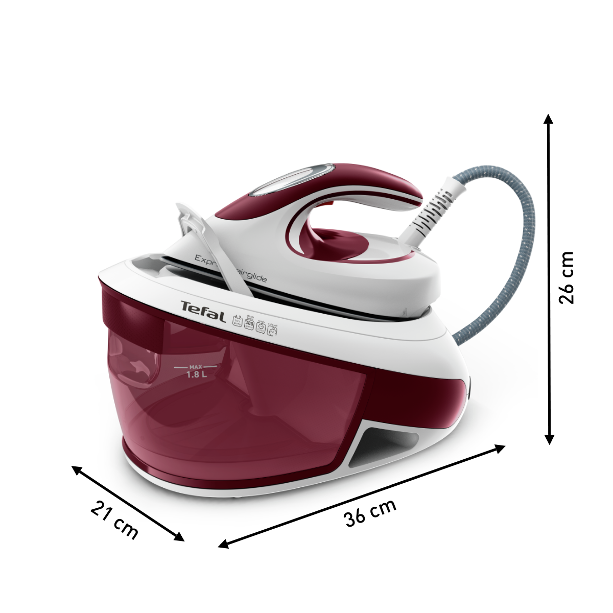 TEFAL SV8026E0 Express Airglide Monotemp Gőzállomás
