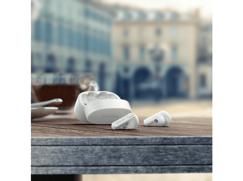 PHILIPS TAT2206 Gerçek Kablosuz Kulak İçi Bluetooth Kulaklık Beyaz_3