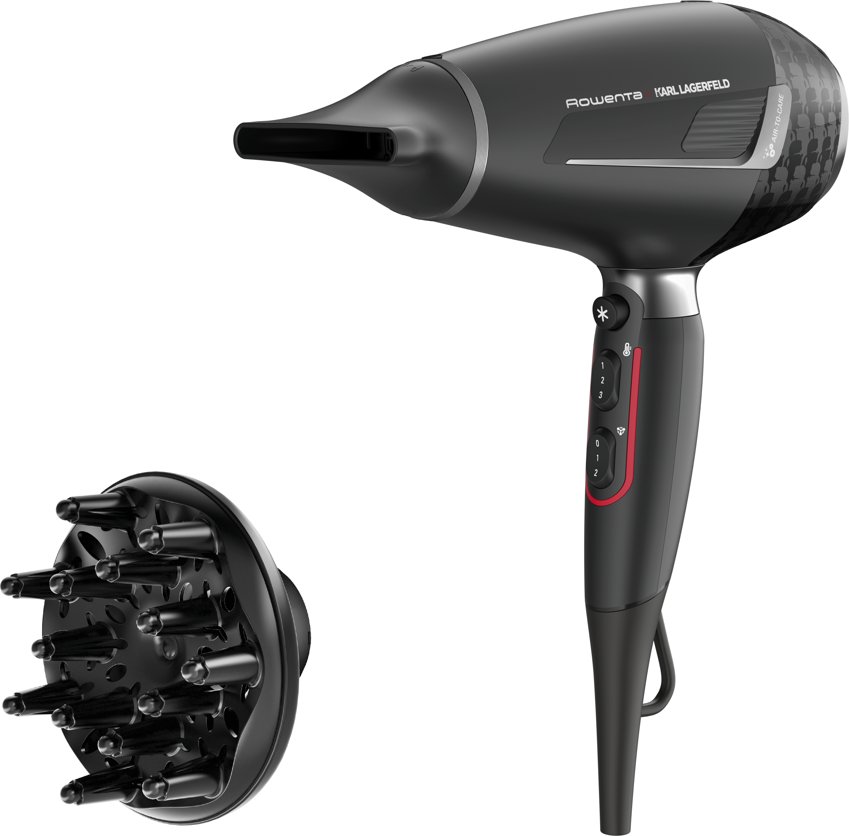 ROWENTA CV888LF0 Pro Stylist Karl Lagerfeld hajszárító