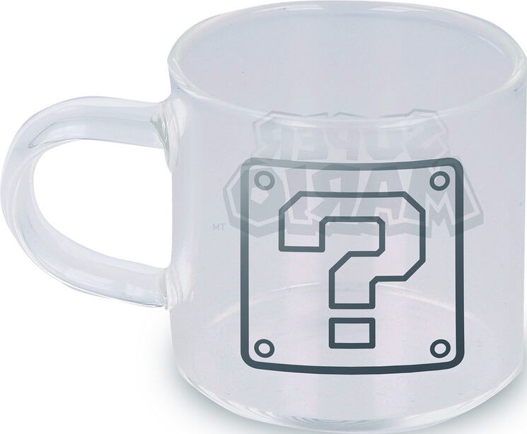 STOR Nintendo - Super Mario Espresso Mug 4 Set - Tasse (Transparent/noir)