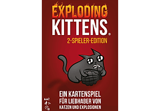 EXPLODING KITTENS Exploding Kittens 2-Spieler-Ed. EINZEL Kartenspiel Mehrfarbig