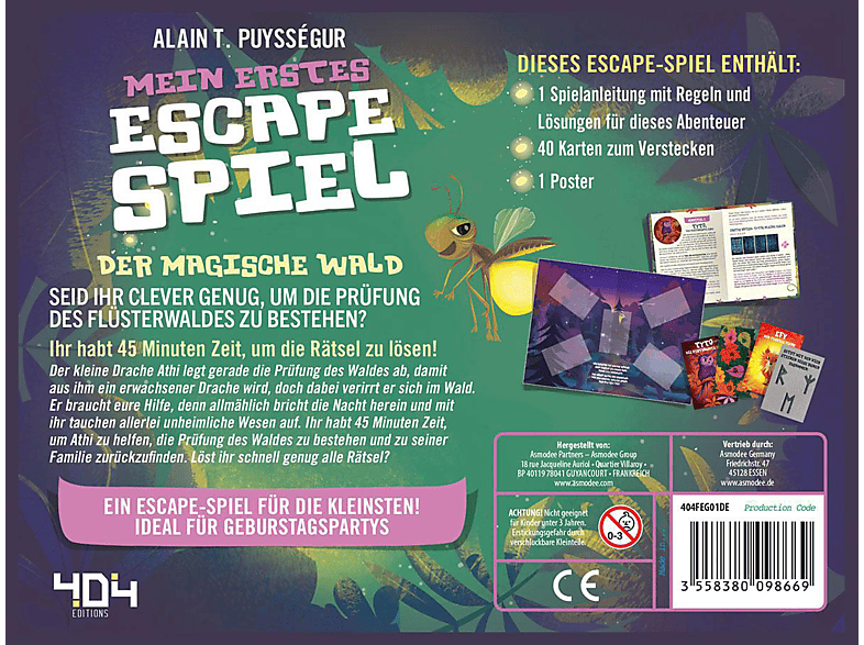 Thumbnail - 404 EDITIONS My First Escape Game Brettspiel Mehrfarbig