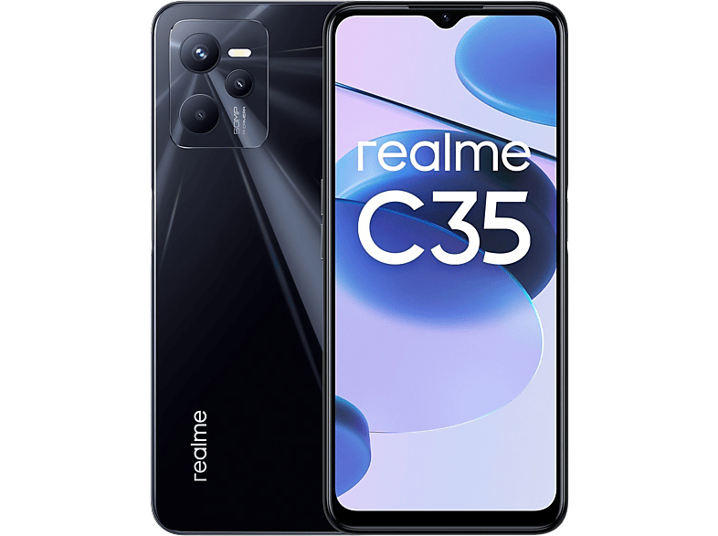 Realme C35, 4+128 GB, Negro