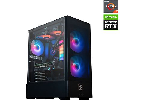 PC gaming - PC Clon B550M, AMD Ryzen™ 7 3800X, 32 GB RAM, 1 TB SSD + 1 TB HDD, RTX 3070, Ubuntu, Negro