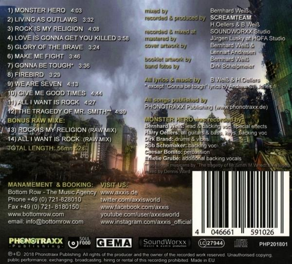 Axxis - Monster Hero  - (CD)