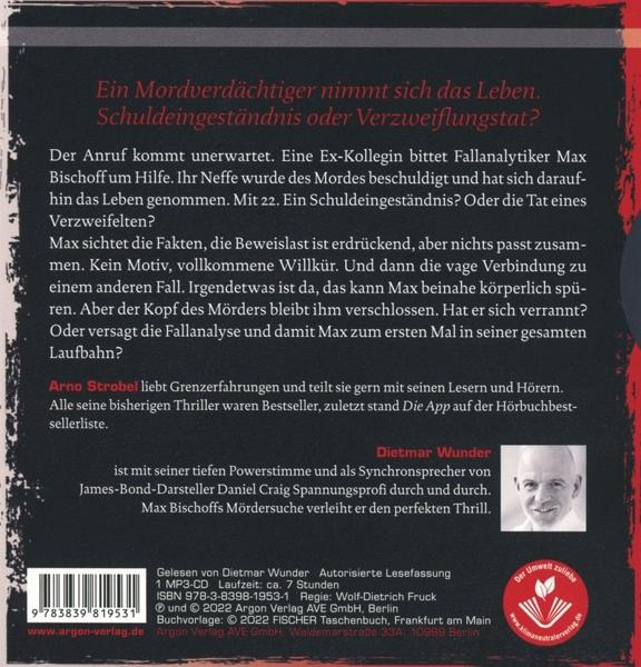 Dietmar Wunder - Mörderfinder-Die Macht Des Täters  - (MP3-CD)
