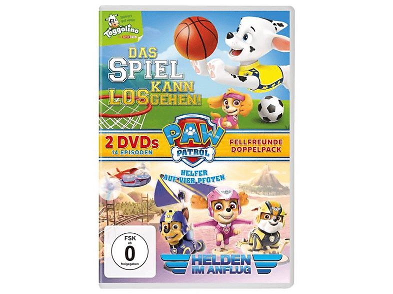 Paw Patrol: Das Spiel kann losgehen & Paw Patrol: Helden im Anflug DVD