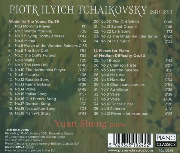 Yuan Sheng - Tchaikovsky:Album For The Young op.39  - (CD)
