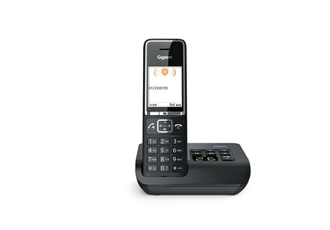 GIGASET COMFORT 550A Schnurloses Telefon mit Anrufbeantworter Schnurloses  Telefon mit Anrufbeantworter in Black/Chrome (Mobilteile: 1) kaufen | SATURN