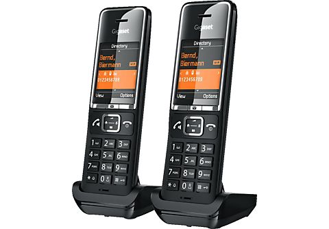GIGASET COMFORT 550HX Duo DECT-Mobilteil, Black-Chrome IP-Telefone |  MediaMarkt