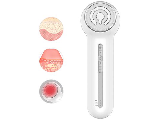 TOUCHBEAUTY Dispositivo Multi Terapia Beauty - Dispositivo per la cura del viso (Bianco)