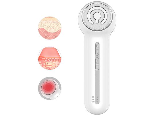 TOUCHBEAUTY Multi-Therapie Beauty Device - Appareil de soin du visage (Blanc)