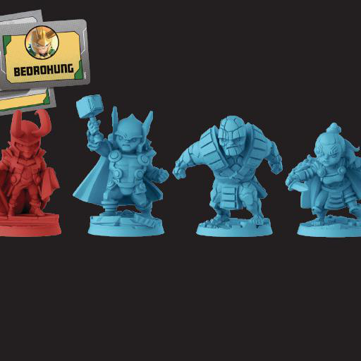 CMON Marvel United - Sagen aus Asgard Brettspiel Mehrfarbig
