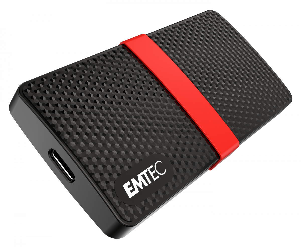 EMTEC X200 külső SSD, 256GB, 450/420 MB/s, USB 3.1 (ECSSD256GX200)