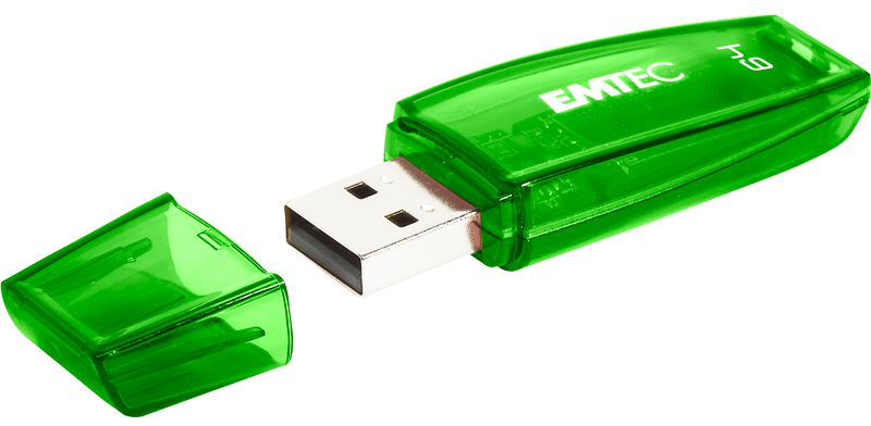 EMTEC C410 Color Pendrive, 64GB, USB 2.0, zöld (ECMMD64G2C410)