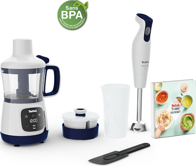 TEFAL HB55W430 Yummy Gourmet Smart pároló botmixerrel