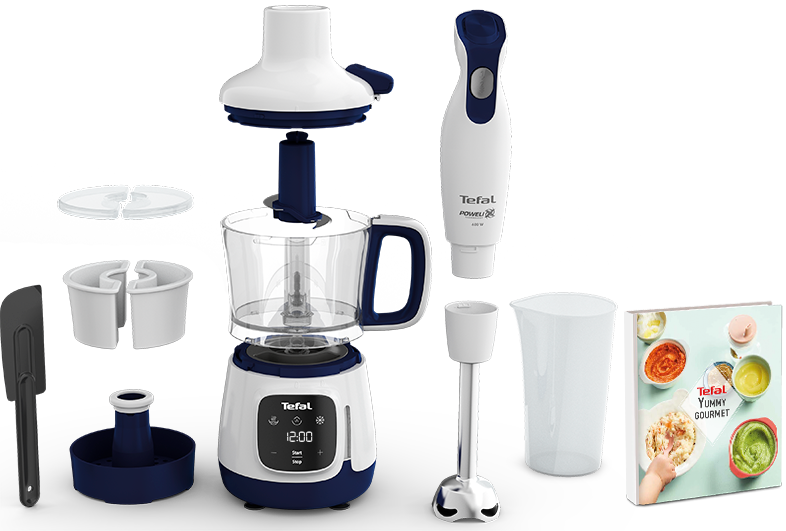 TEFAL HB55W430 Yummy Gourmet Smart pároló botmixerrel