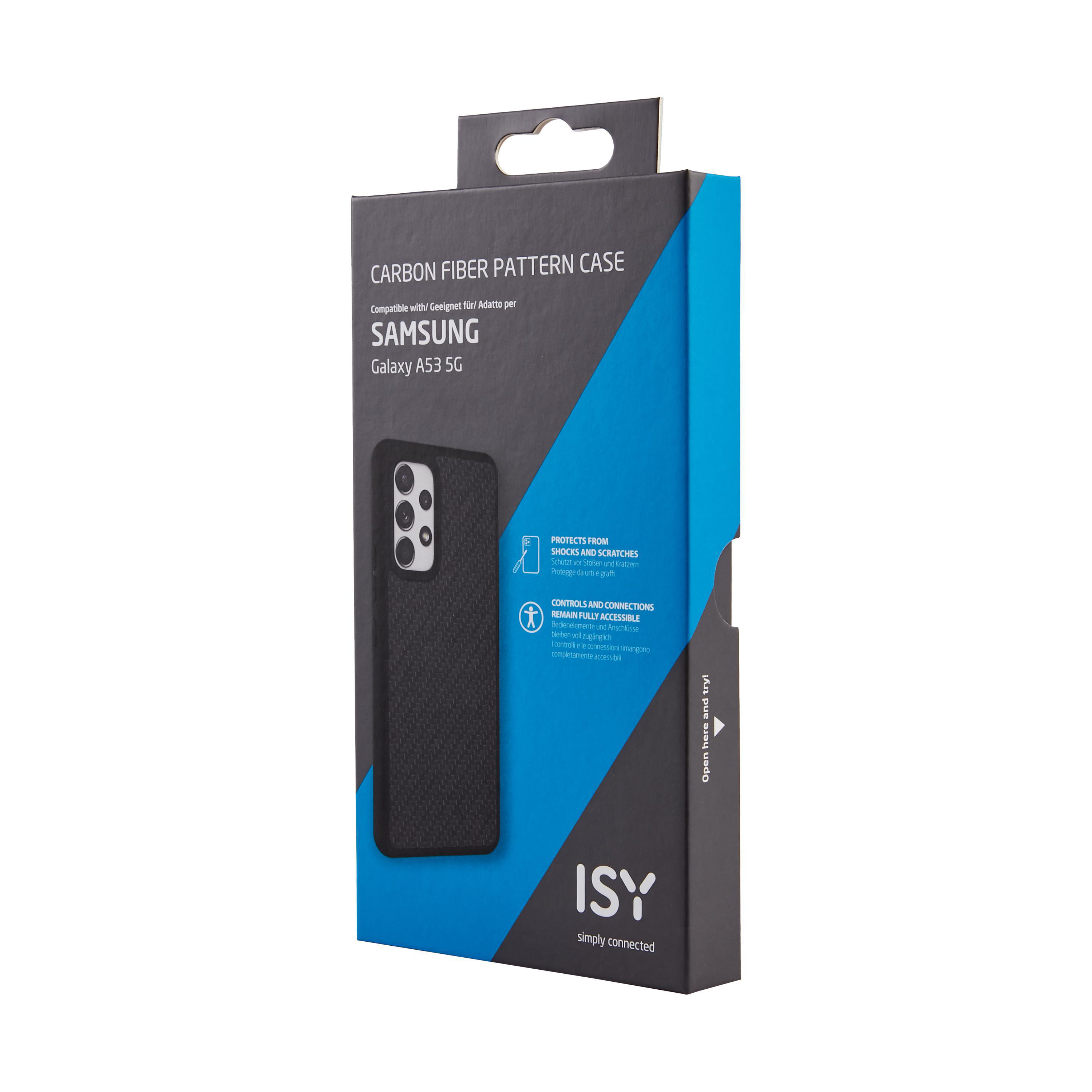 ISY ISC-3720, Backcover, Samsung, A53, Galaxy Schwarz