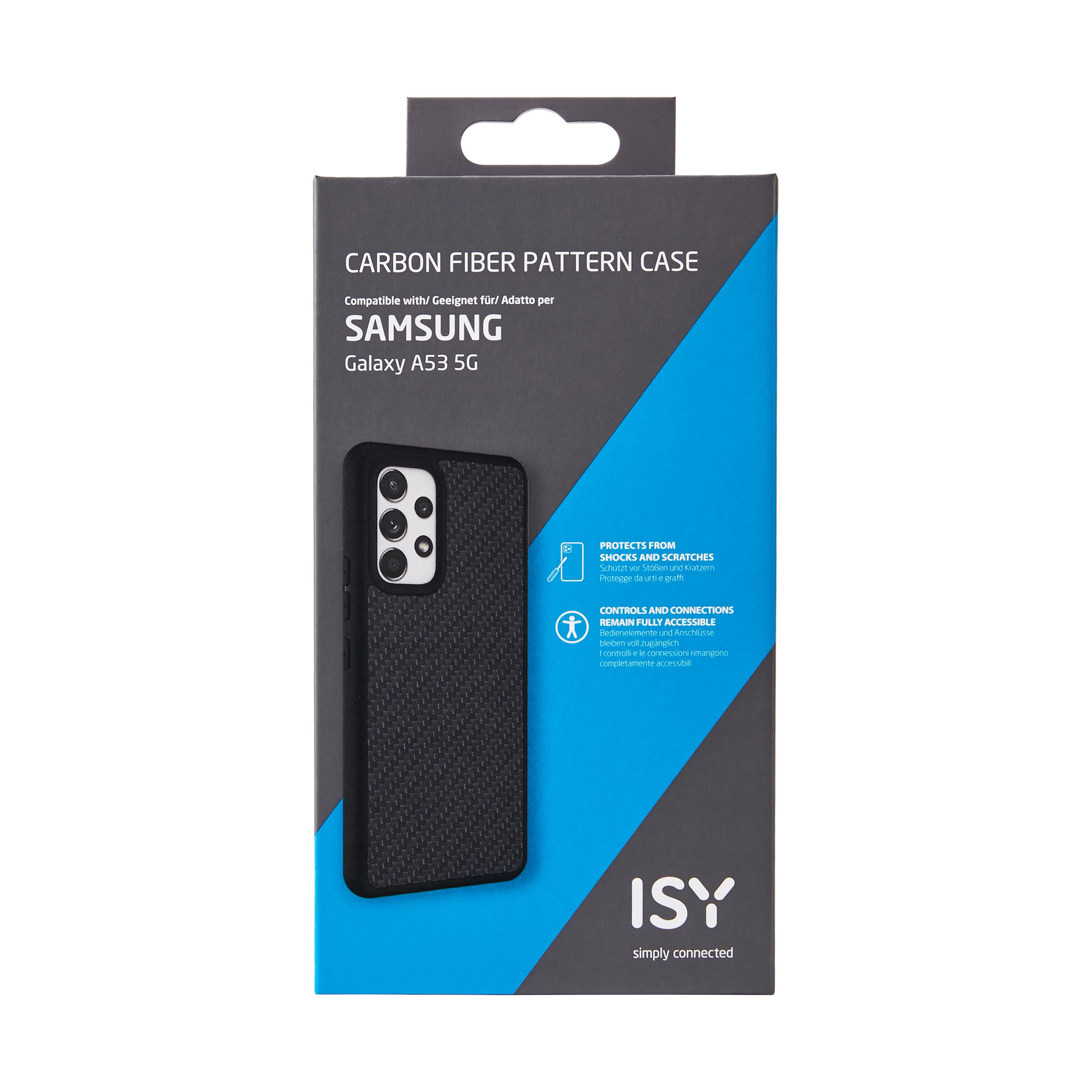 ISY ISC-3720, Backcover, Schwarz Galaxy A53, Samsung