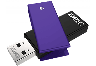 EMTEC C350 Brick Pendrive, 8GB, USB 2.0, lila (ECMMD8GC352)
