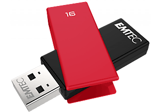 EMTEC C350 Brick Pendrive, 16GB, USB 2.0, piros (ECMMD16GC352)
