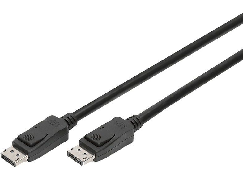 DIGITUS Kabel DisplayPort 1.3/1.4, 5 Meter, M/M, 8K/60Hz, Schwarz