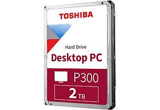 TOSHIBA P300 Festplatte, 2 TB Interner Speicher, HDD SATA 6 Gbps, 3,5 Zoll, intern