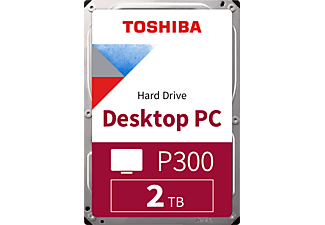 TOSHIBA P300 Festplatte, 2 TB Interner Speicher, HDD SATA 6 Gbps, 3,5 Zoll, intern