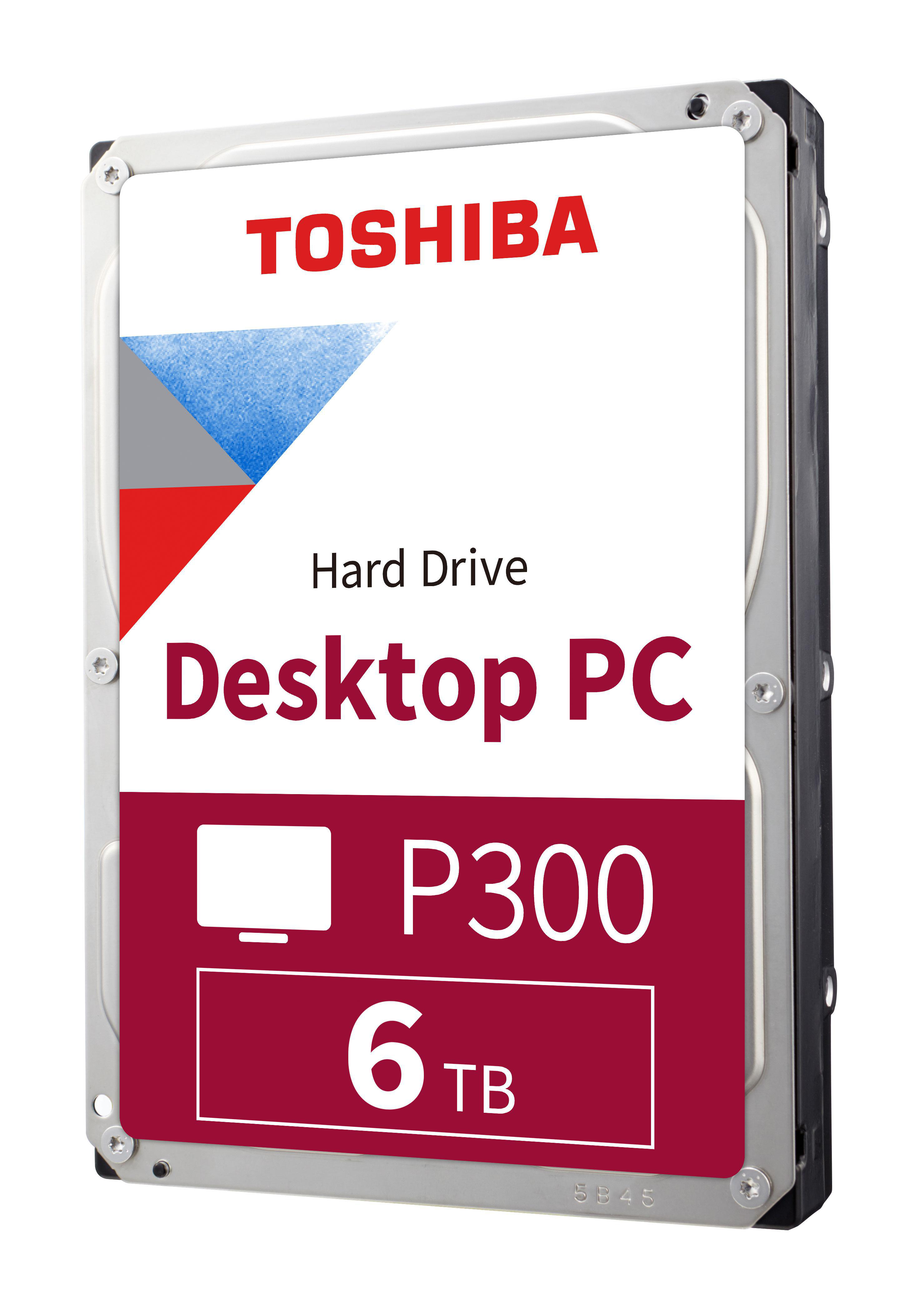 TOSHIBA P300 Festplatte, 6 TB Interner Speicher, HDD SATA 6 Gbps, 3,5 Zoll, intern