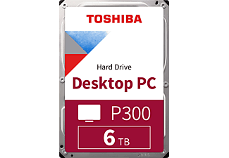 TOSHIBA P300 Festplatte, 6 TB Interner Speicher, HDD SATA 6 Gbps, 3,5 Zoll, intern
