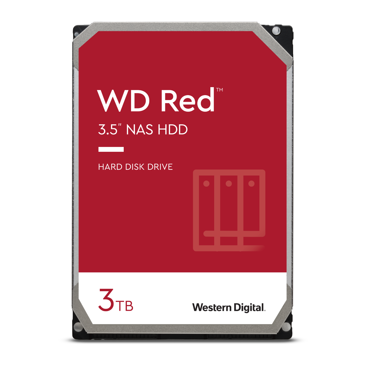 Disco duro interno 3 TB - Western Digital WD Red, Serial ATA III, 6Gb/s, 3.5", 5400 rpm, Caché 256 MB, Rojo