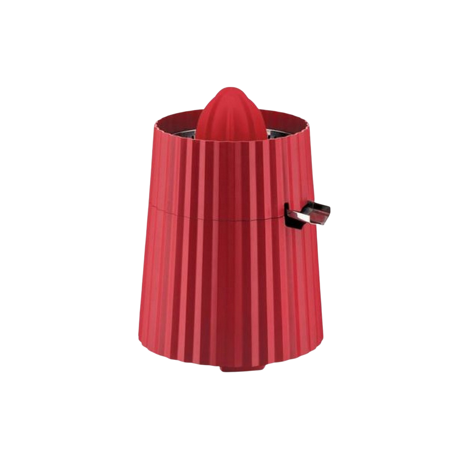 Exprimidor Alessi Mdl07 plisse rojo 80 w libre bpa antideslizante filtro de acero inoxidable modelo