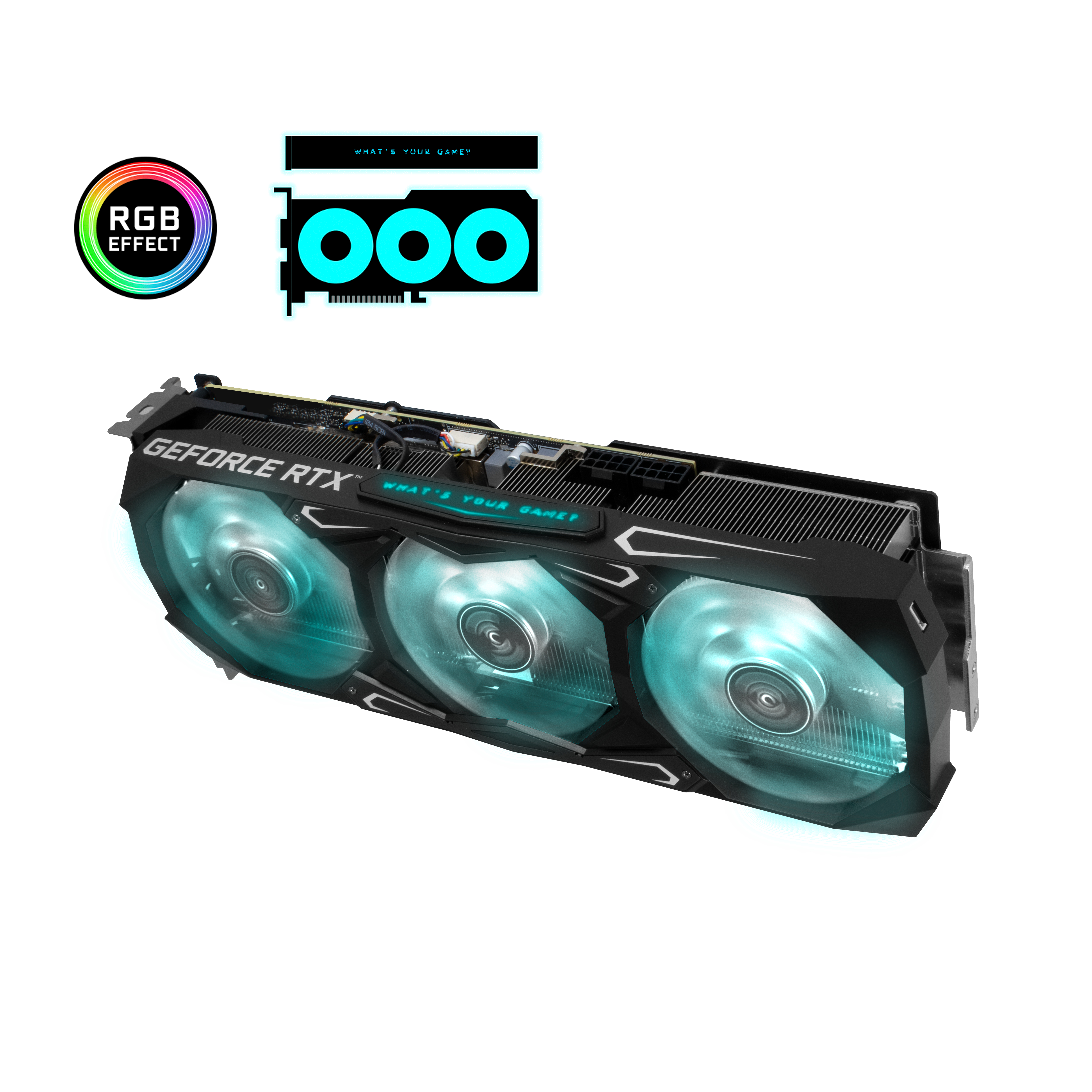 KFA2 GeForce RTX™ RTX 3080 SG 1-CLICK OC LHR 12GB (38NOM5MD99SK) (NVIDIA, Grafikkarte)