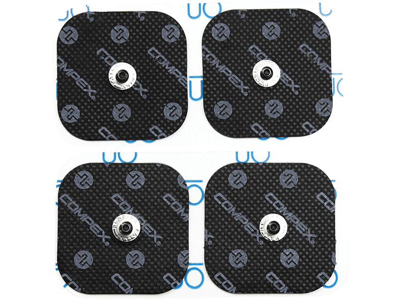 Elettrodi Compex Cefar 5x5cm | Confezione Da 4, Blu | Per Stimolazione Elettrica TENS/FES