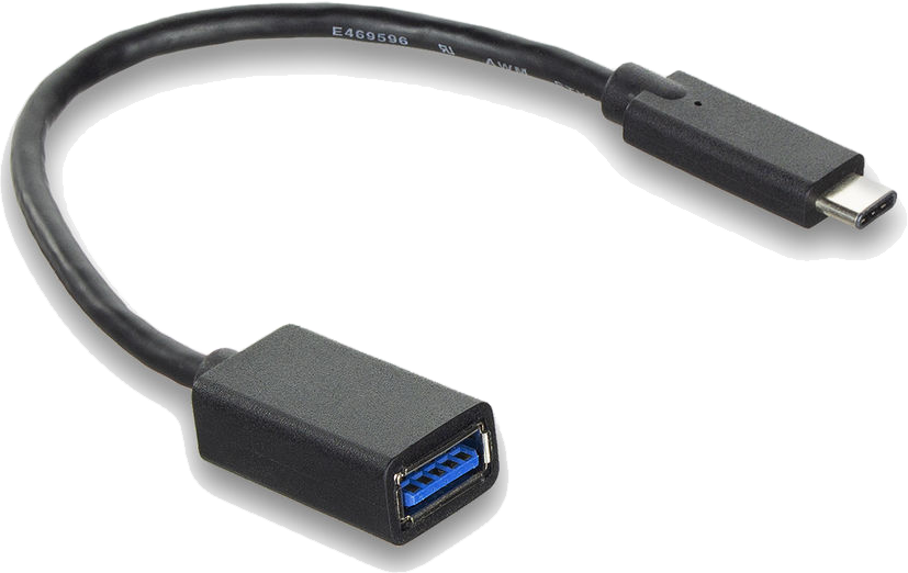ACT USB Type-C OTG kábel USB-A eszközök részére, 0,2 méter, fekete (AC7340)